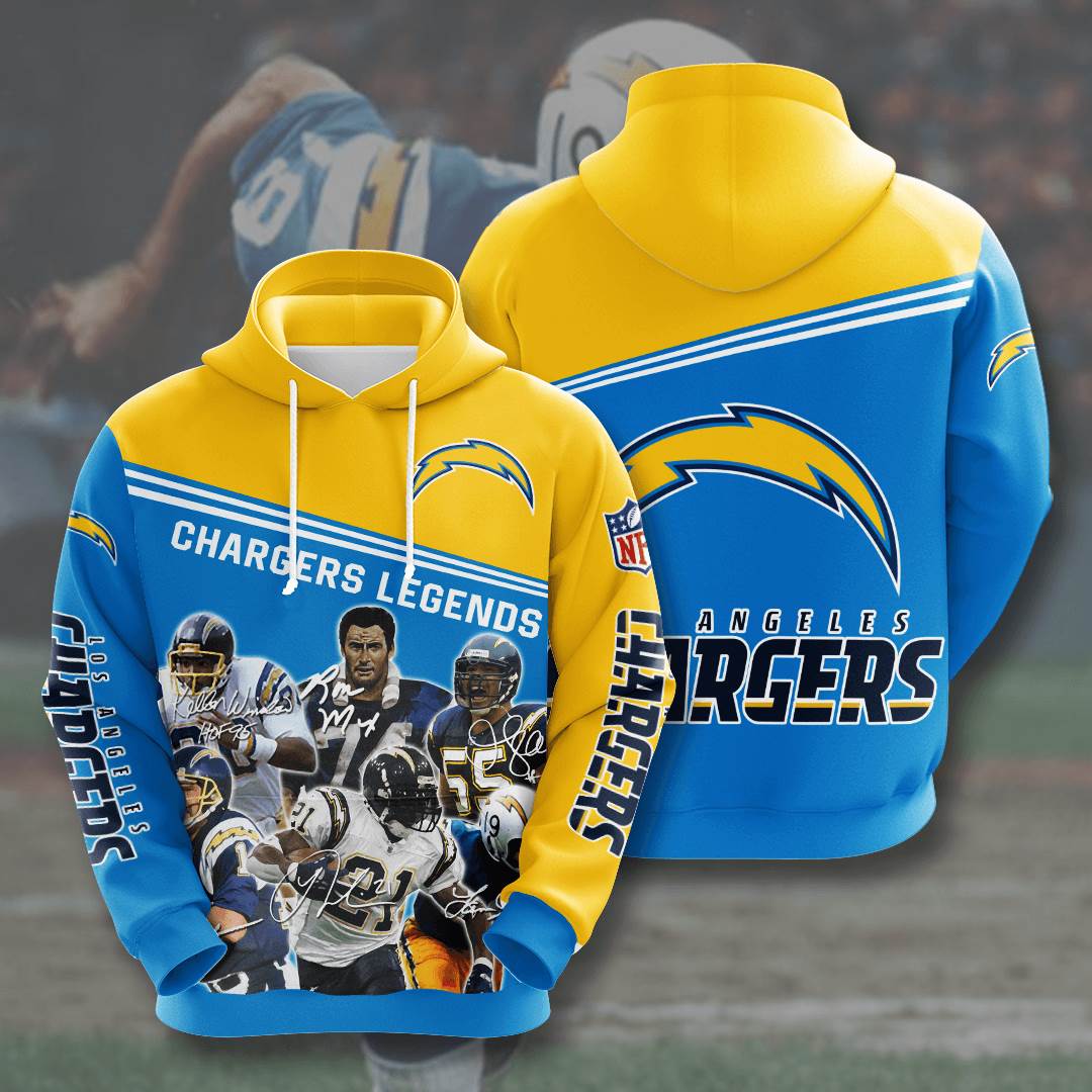 Sports American Football Nfl Los Angeles Chargers Usa Hoodie 3D
