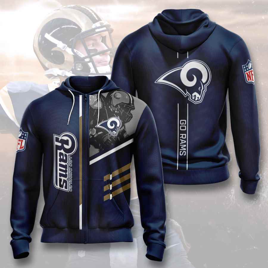 Sports American Football Nfl Los Angeles Rams Usa Hoodie 3D