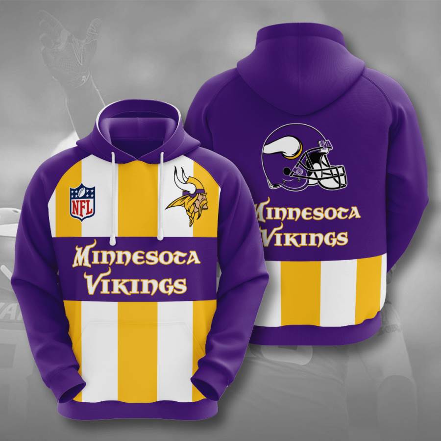 Sports American Football Nfl Minnesota Vikings Usa Hoodie 3D