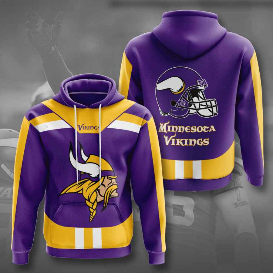 Sports American Football Nfl Minnesota Vikings Usa Hoodie 3D