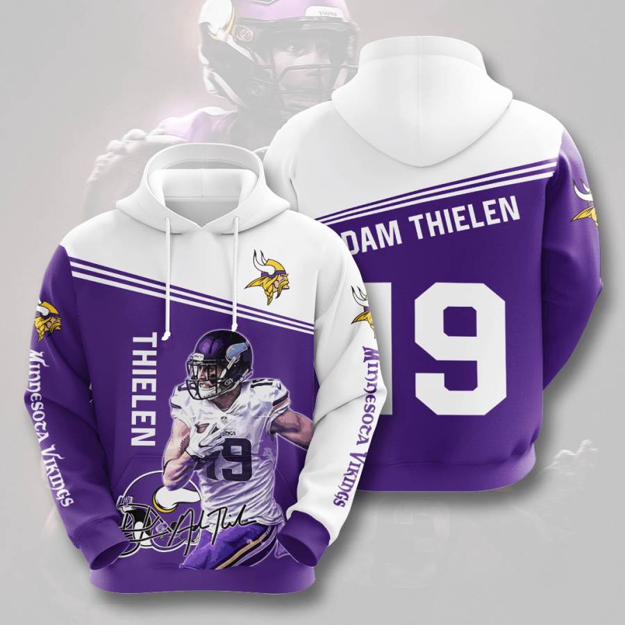 Sports American Football Nfl Minnesota Vikings Usa Hoodie 3D