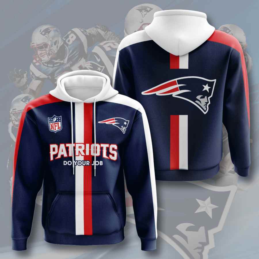 Sports American Football Nfl New England Patriots Usa Hoodie 3D