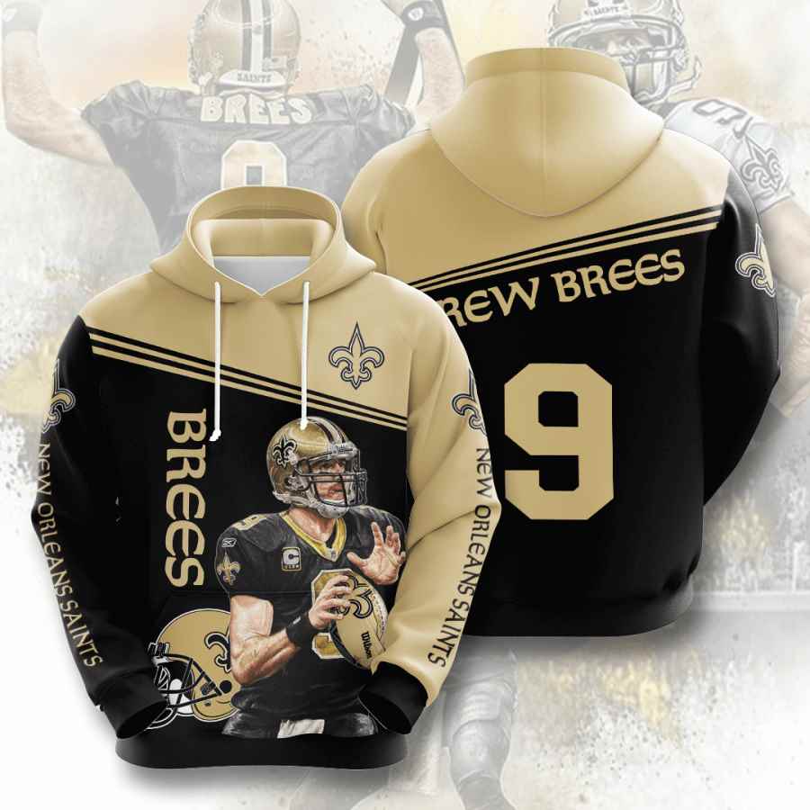 Sports American Football Nfl New Orleans Saints Usa Hoodie 3D