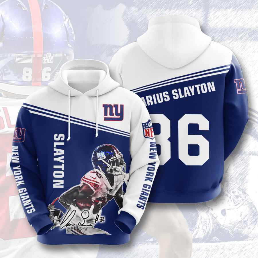 Sports American Football Nfl New York Giants Darius Slayton Usa Hoodie 3D