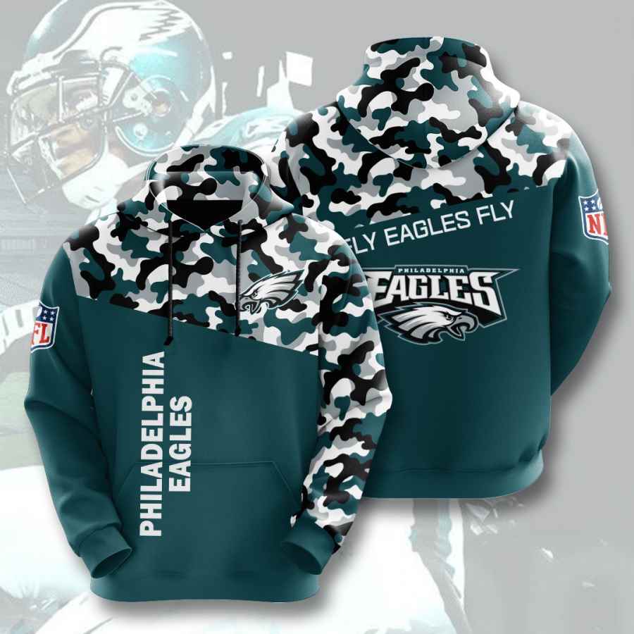 Sports American Football Nfl Philadelphia Eagles Usa Hoodie 3D