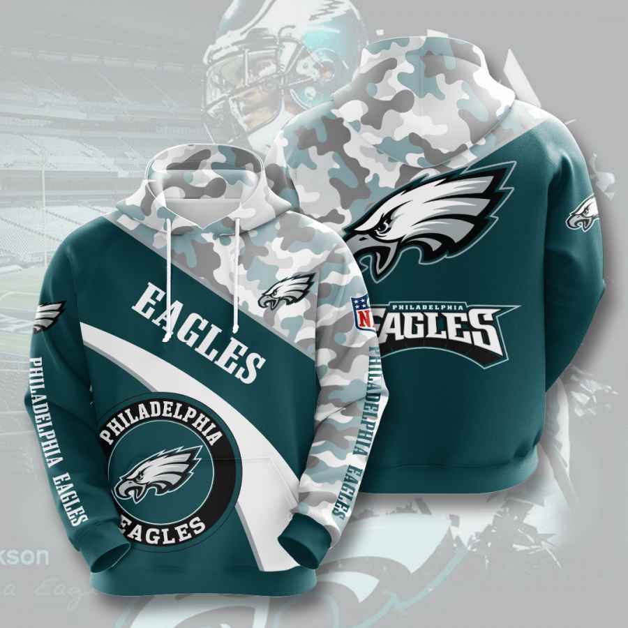 Sports American Football Nfl Philadelphia Eagles Usa Hoodie 3D