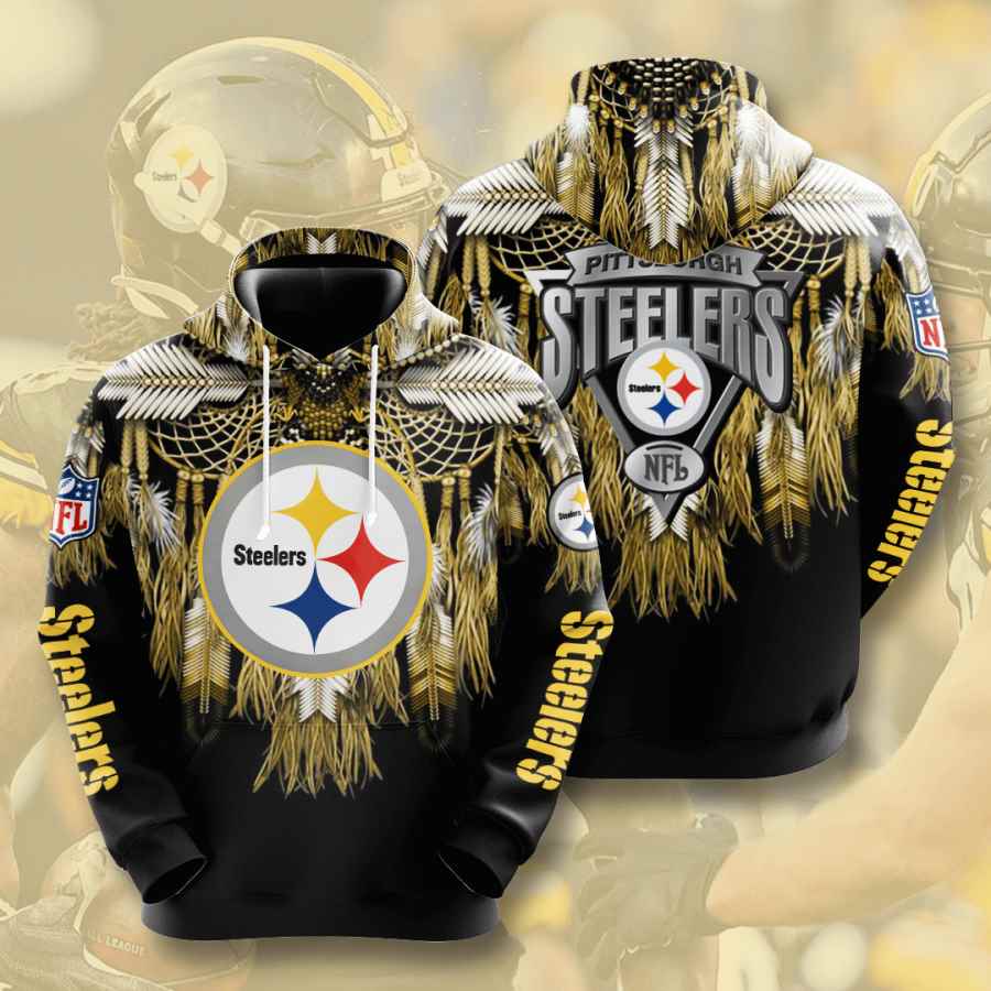 Sports American Football Nfl Pittsburgh Steelers Usa Hoodie 3D