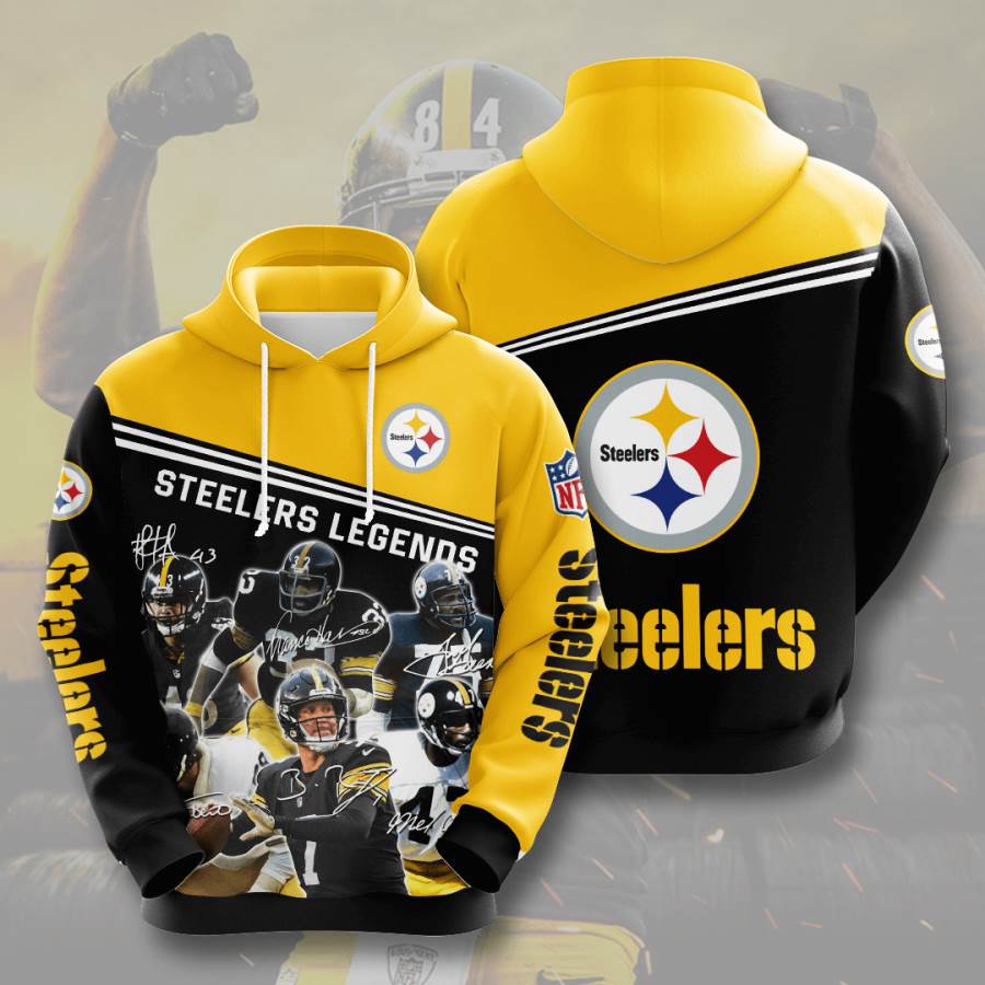 Sports American Football Nfl Pittsburgh Steelers Usa Hoodie 3D