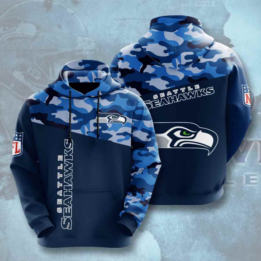Sports American Football Nfl Seattle Seahawks Usa Hoodie 3D