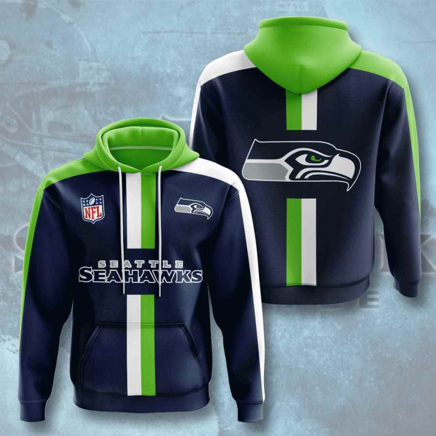 Sports American Football Nfl Seattle Seahawks Usa Hoodie 3D