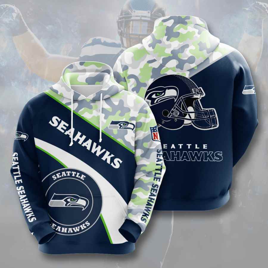 Sports American Football Nfl Seattle Seahawks Usa Hoodie 3D