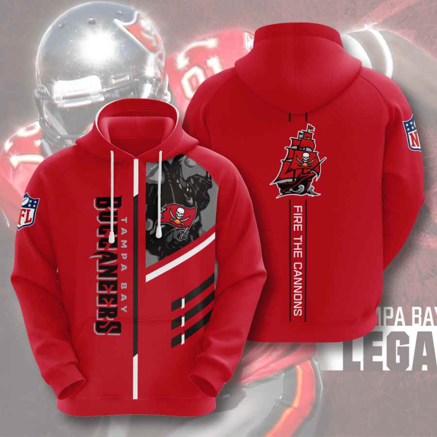 Sports American Football Nfl Tampa Bay Buccaneers Usa Hoodie 3D