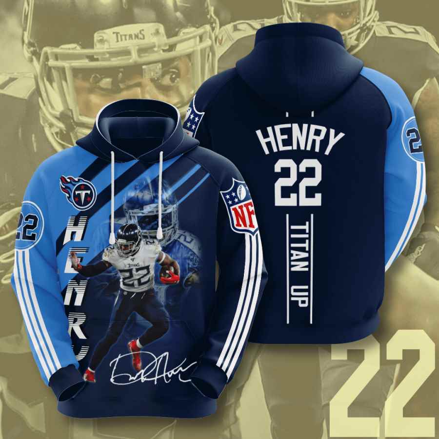 Sports American Football Nfl Tennessee Titans Derrick Henry Usa Hoodie 3D