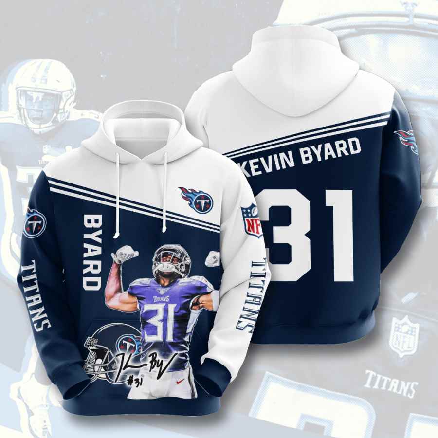 Sports American Football Nfl Tennessee Titans Kevin Byard Usa Hoodie 3D