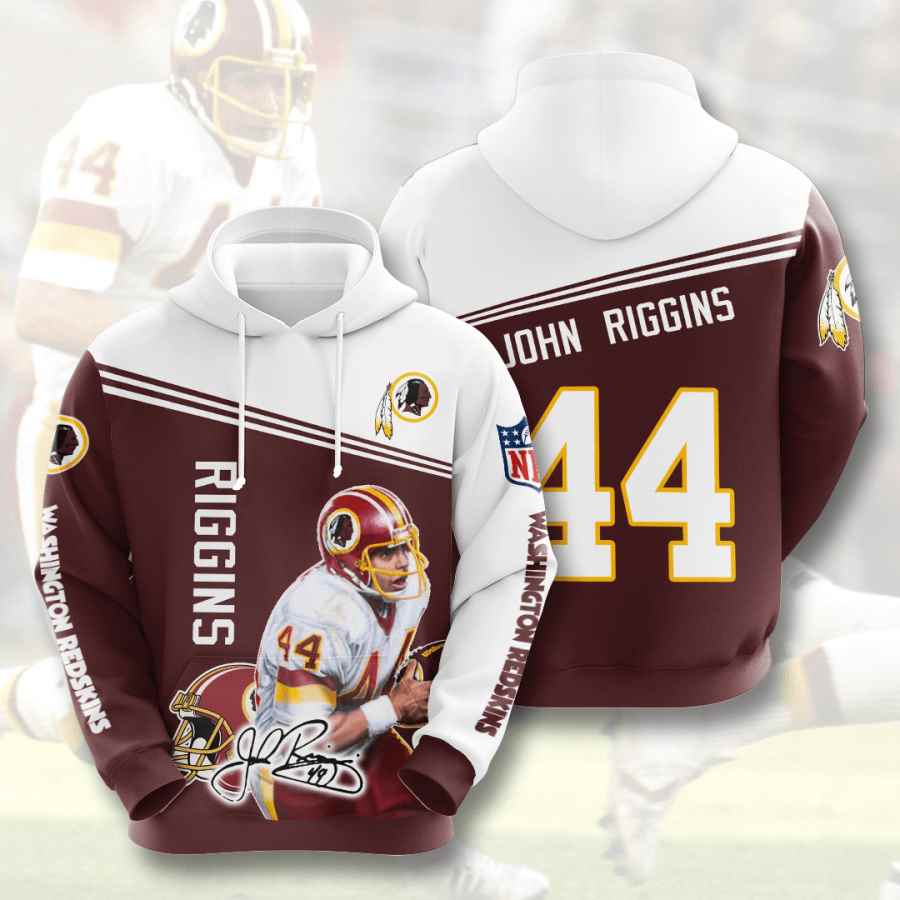 Sports American Football Nfl Washington Redskins John Riggins Usa Hoodie 3D