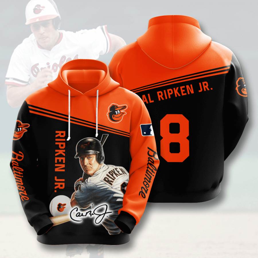 Sports Baseball Mlb Baltimore Orioles Cal Ripken Jr. Usa Hoodie 3D