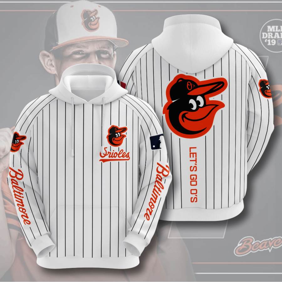 Sports Baseball Mlb Baltimore Orioles Usa Hoodie 3D