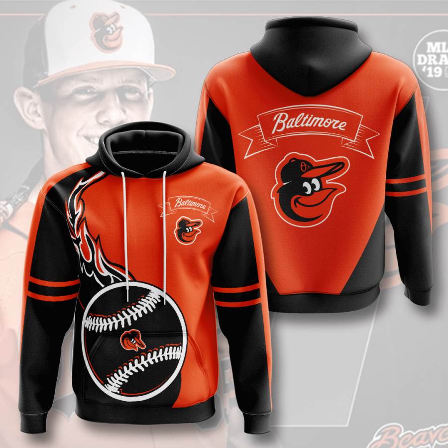 Sports Baseball Mlb Baltimore Orioles Usa Hoodie 3D