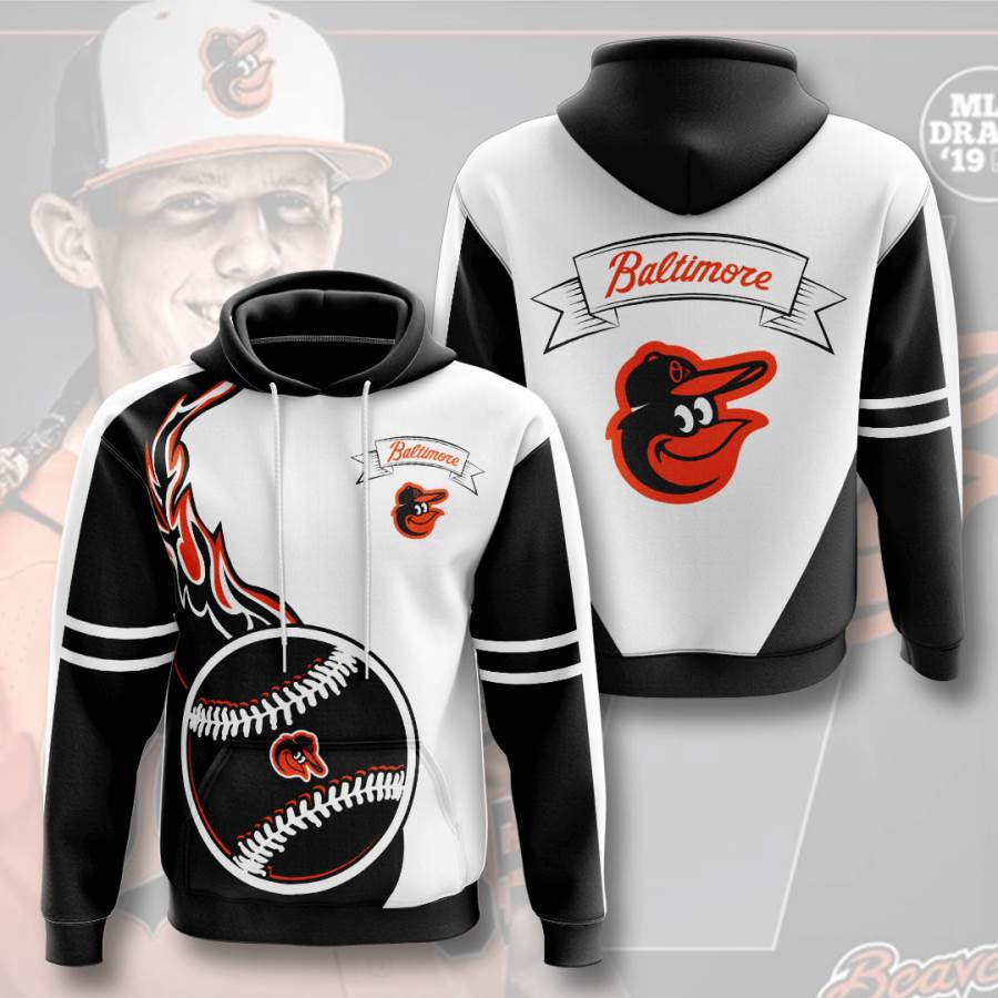 Sports Baseball Mlb Baltimore Orioles Usa Hoodie 3D