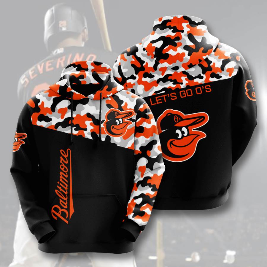 Sports Baseball Mlb Baltimore Orioles Usa Hoodie 3D