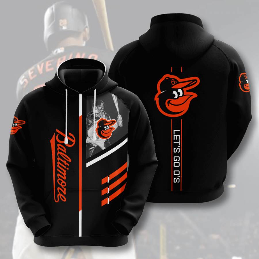Sports Baseball Mlb Baltimore Orioles Usa Hoodie 3D