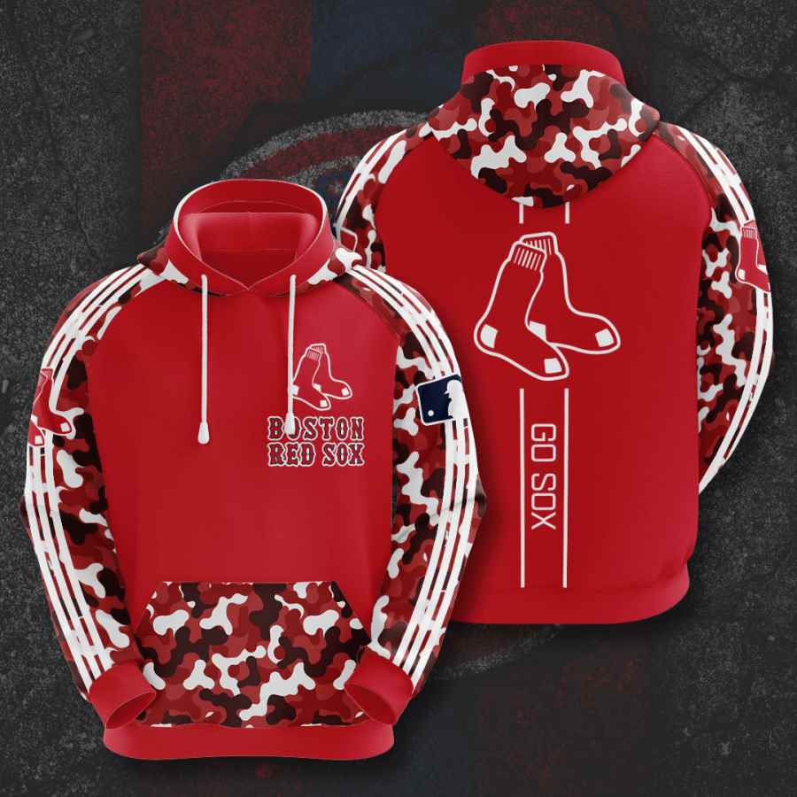 Sports Baseball Mlb Boston Red Sox Usa Hoodie 3D