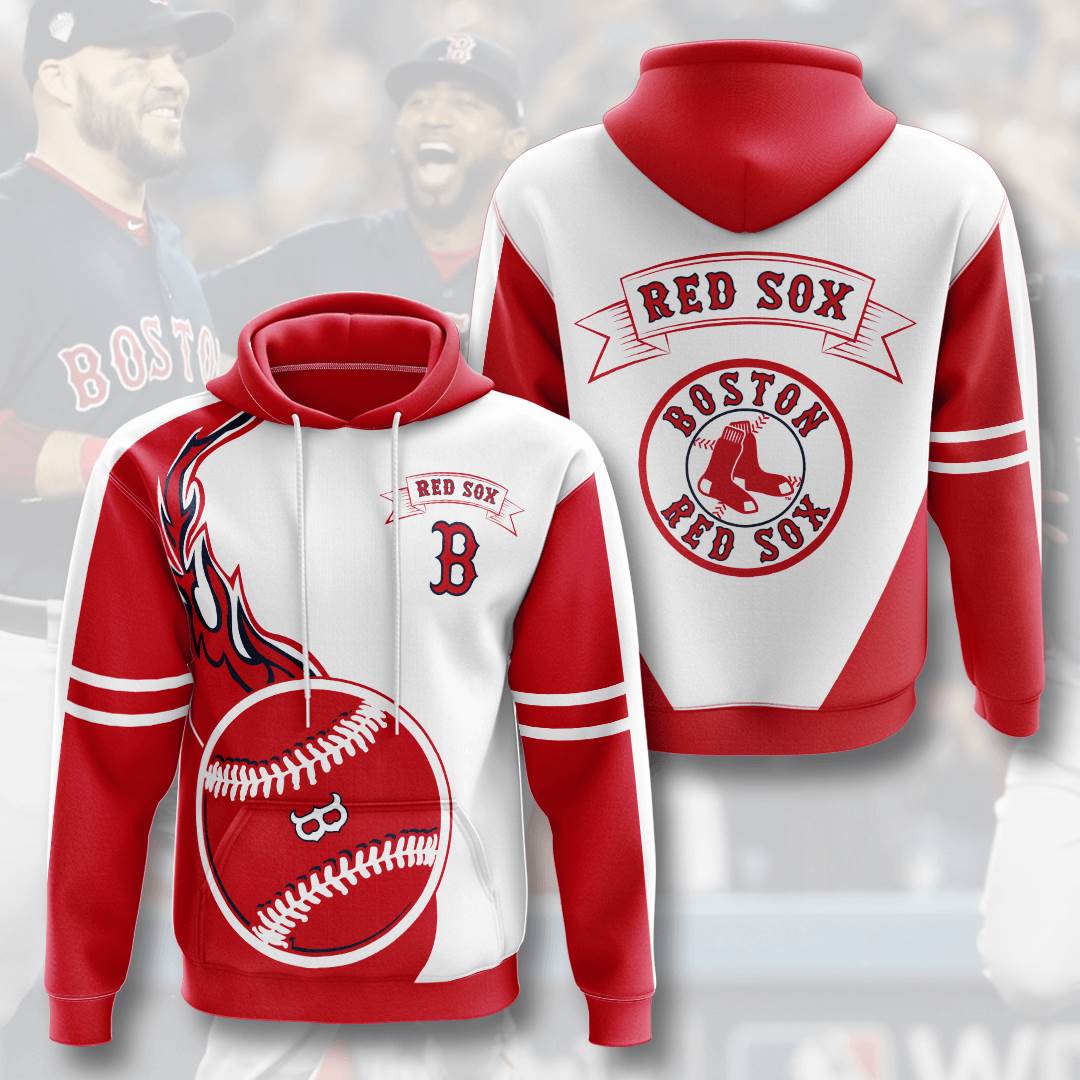 Sports Baseball Mlb Boston Red Sox Usa Hoodie 3D