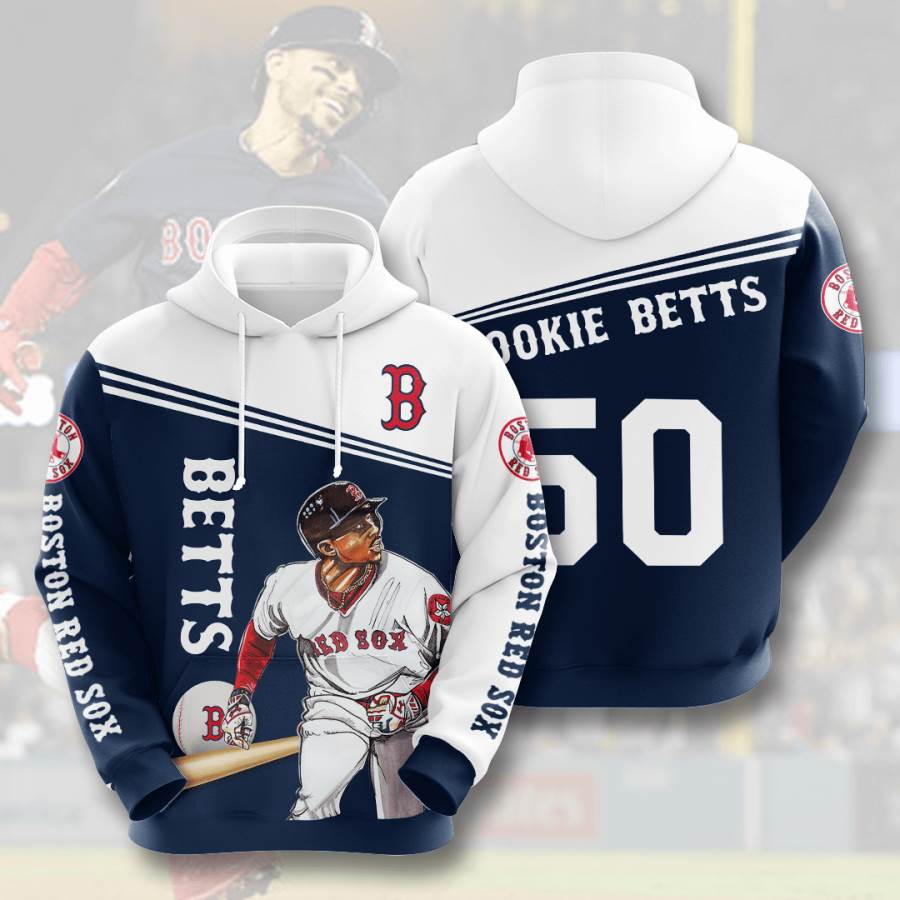 Sports Baseball Mlb Boston Red Sox Usa Hoodie 3D