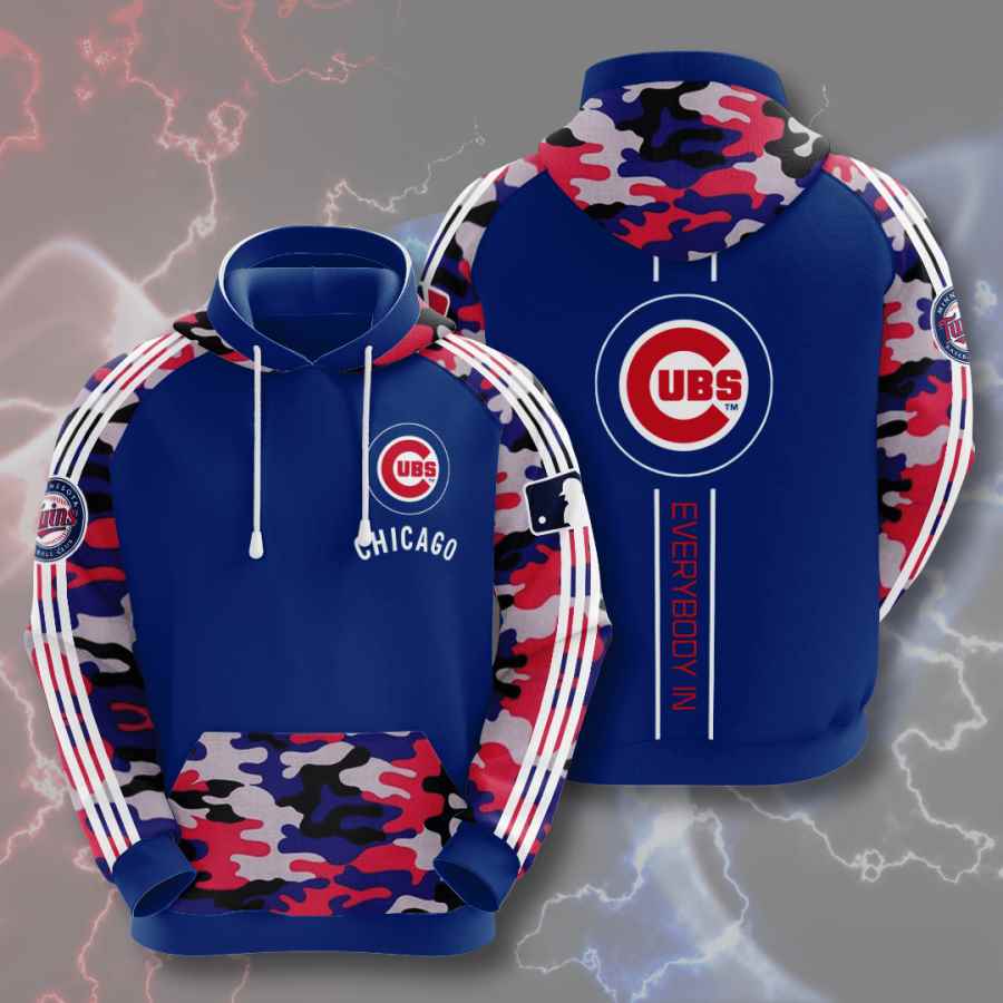 Sports Baseball Mlb Chicago Cubs Usa Hoodie 3D