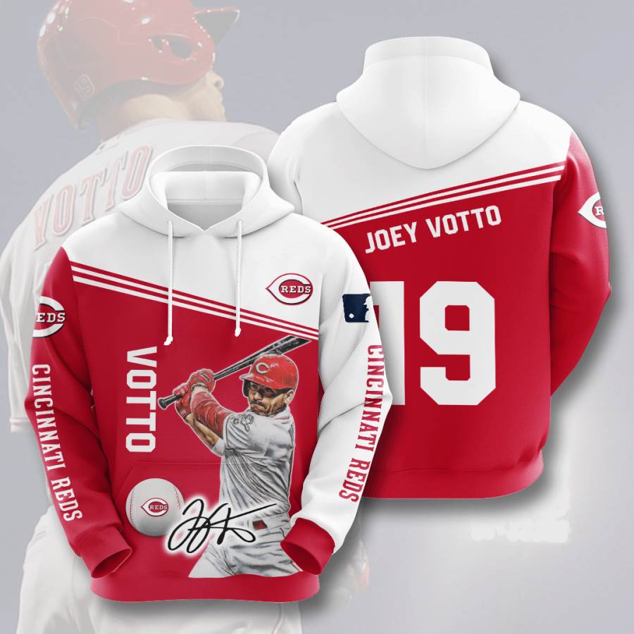 Sports Baseball Mlb Cincinnati Reds Joey Votto Usa Hoodie 3D