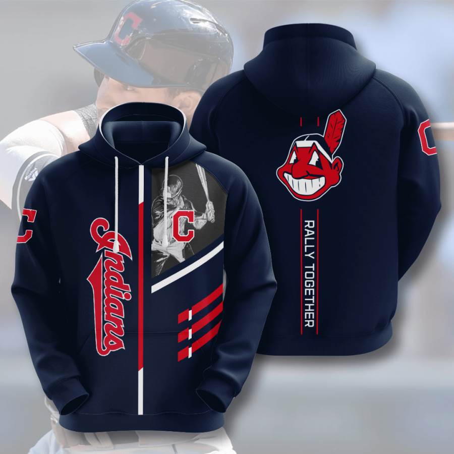 Sports Baseball Mlb Cleveland Indians Usa Hoodie 3D