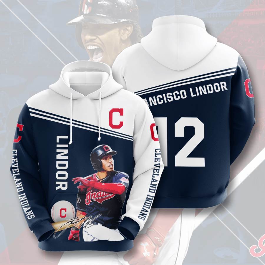 Sports Baseball Mlb Cleveland Indians Usa Hoodie 3D