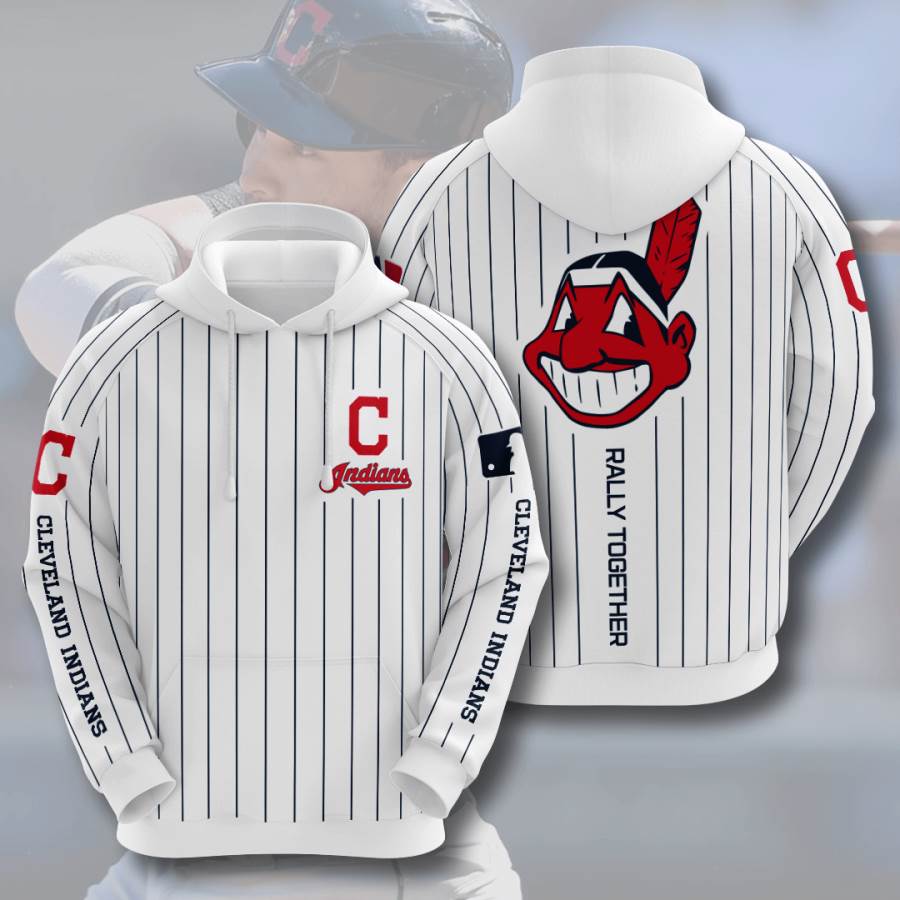 Sports Baseball Mlb Cleveland Indians Usa Hoodie 3D