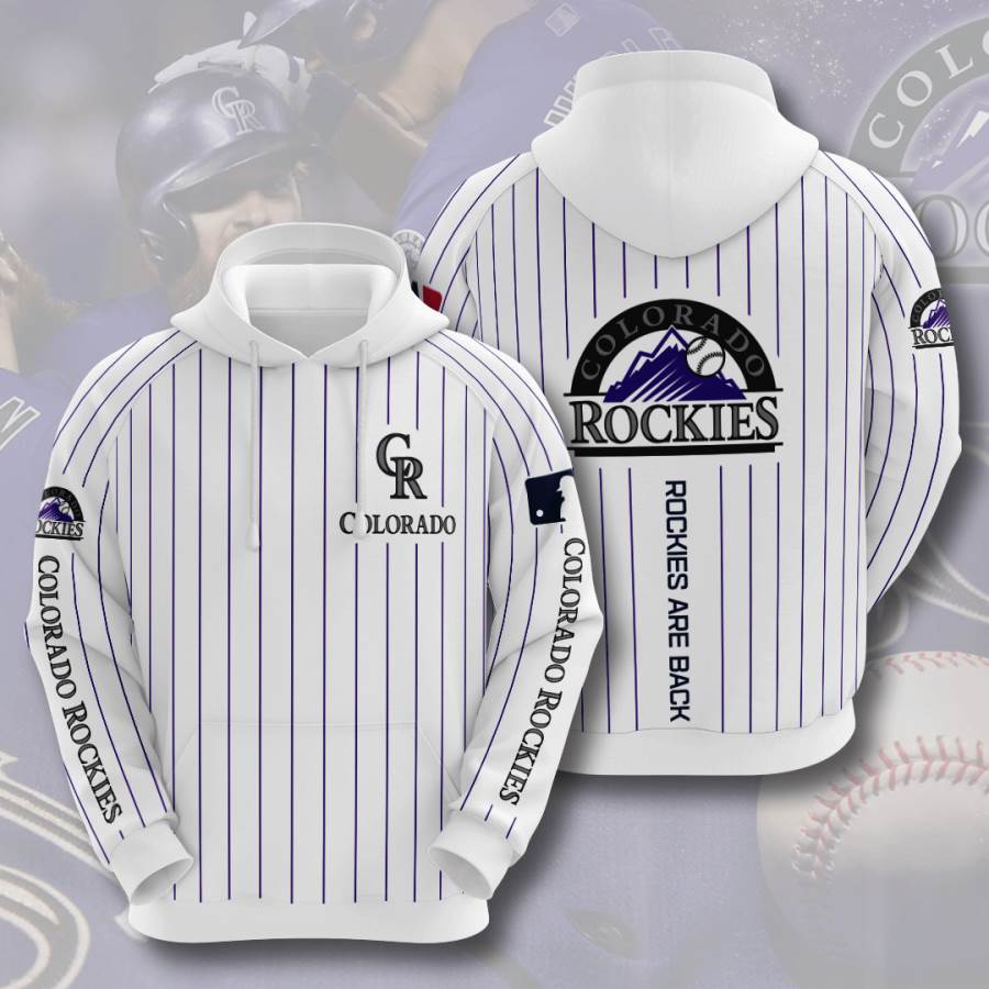 Sports Baseball Mlb Colorado Rockies Usa Hoodie 3D
