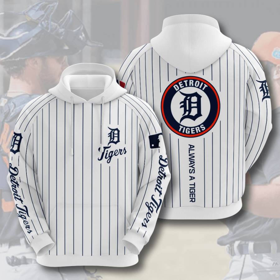 Sports Baseball Mlb Detroit Tigers Usa Hoodie 3D