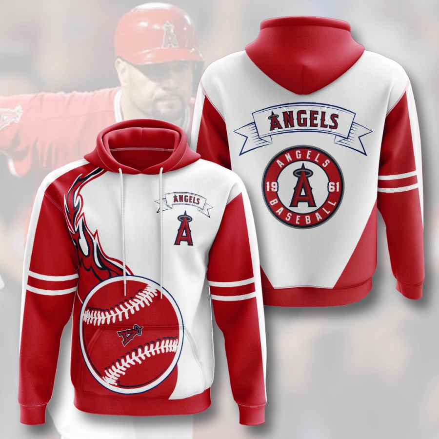 Sports Baseball Mlb Los Angeles Angels Usa Hoodie 3D