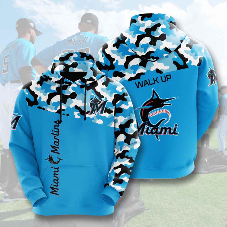 Sports Baseball Mlb Miami Marlins Usa Hoodie 3D