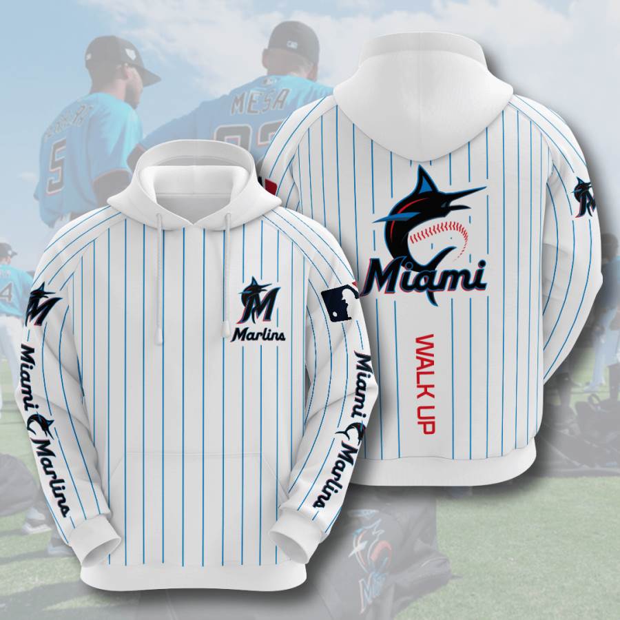 Sports Baseball Mlb Miami Marlins Usa Hoodie 3D