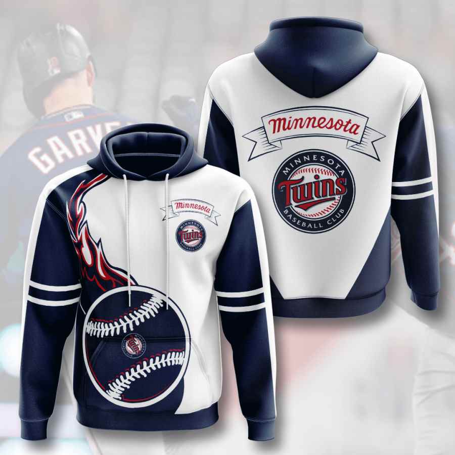 Sports Baseball Mlb Minnesota Twins Usa Hoodie 3D