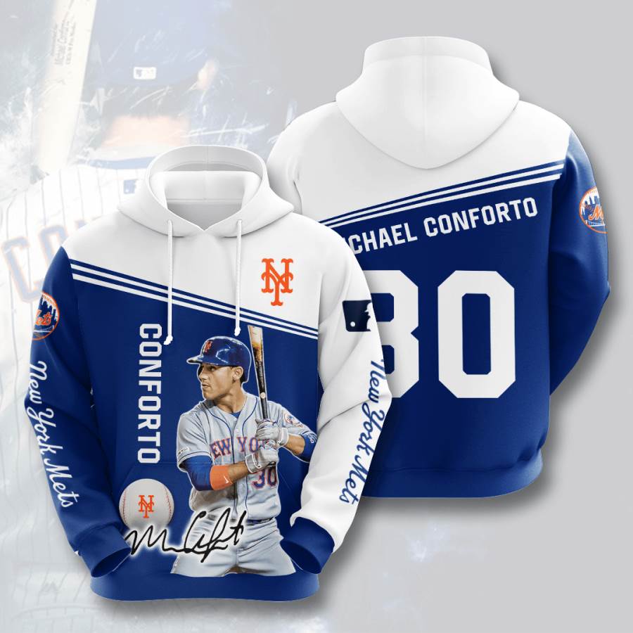 Sports Baseball Mlb New York Mets Michael Conforto Usa Hoodie 3D