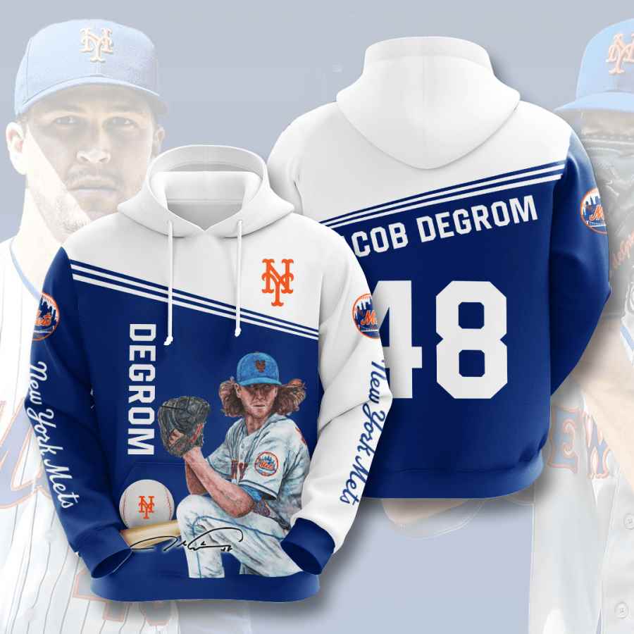 Sports Baseball Mlb New York Mets Usa Hoodie 3D