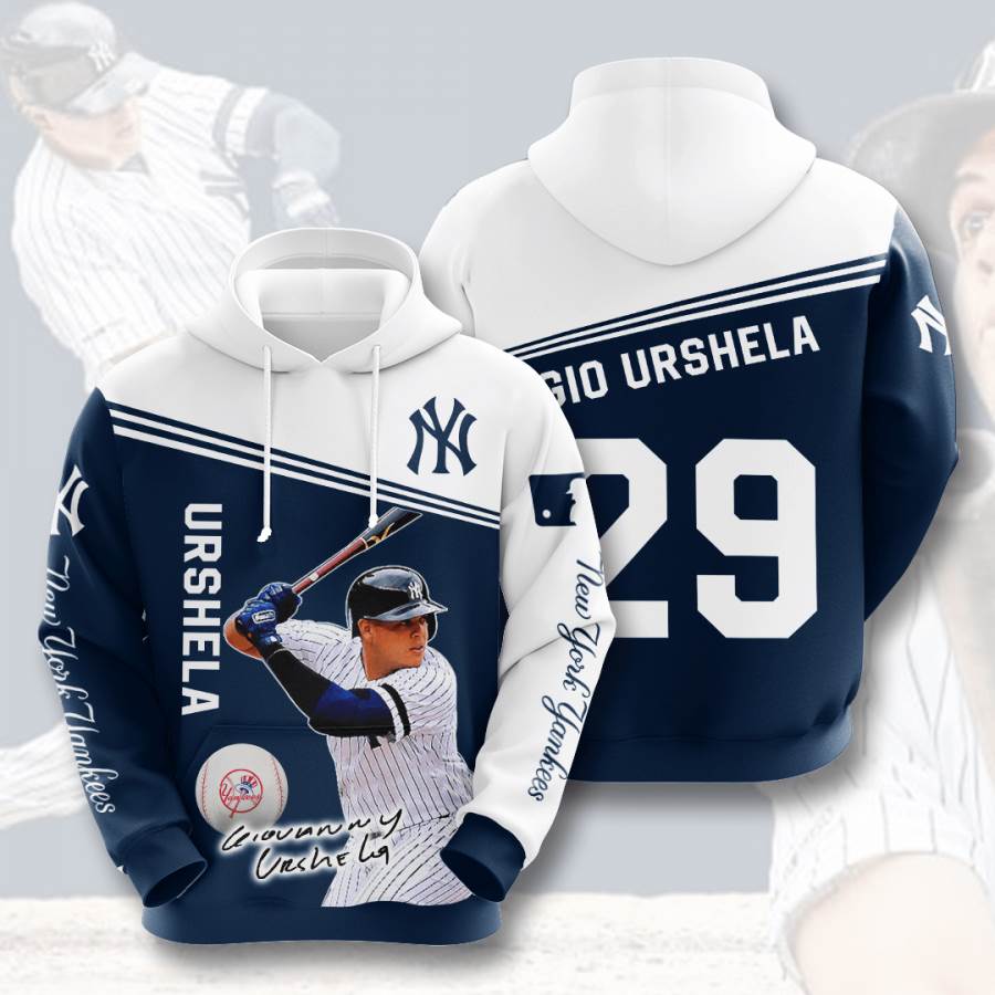 Sports Baseball Mlb New York Yankees Giovanny Urshela Usa Hoodie 3D