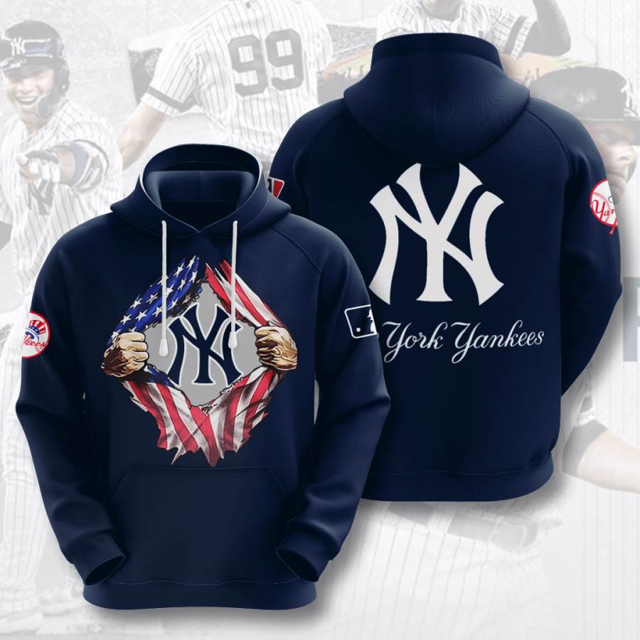 Sports Baseball Mlb New York Yankees Usa Hoodie 3D