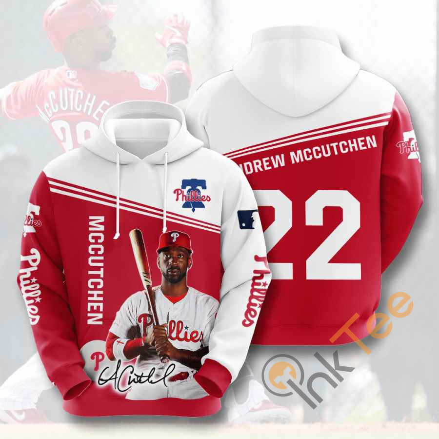 Sports Baseball Mlb Philadelphia Phillies Andrew Mccutchen Usa Hoodie 3D