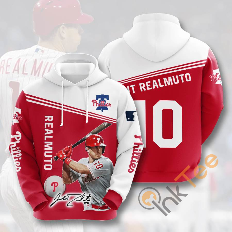 Sports Baseball Mlb Philadelphia Phillies J. T. Realmuto Usa Hoodie 3D