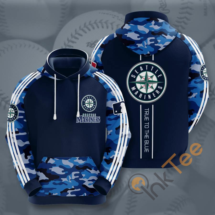Sports Baseball Mlb Seattle Mariners Usa Hoodie 3D