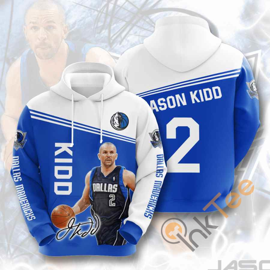 Sports Basketball Nba Dallas Mavericks Jason Kidd Usa Hoodie 3D