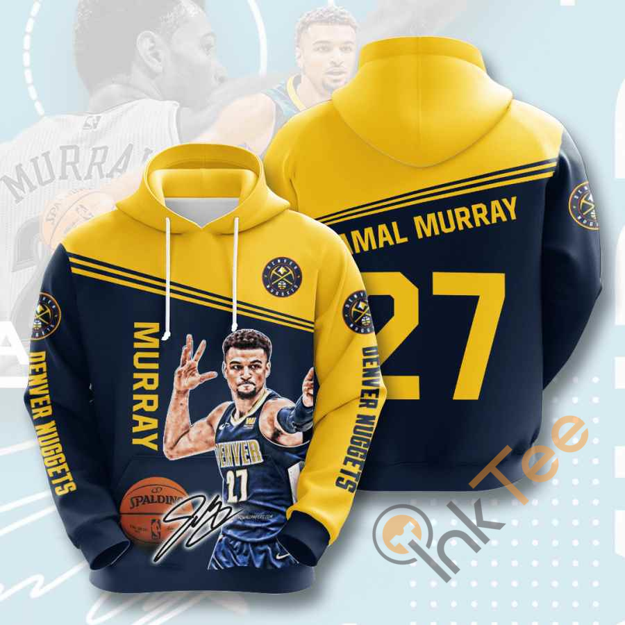 Sports Basketball Nba Denver Nuggets Jamal Murray Usa Hoodie 3D