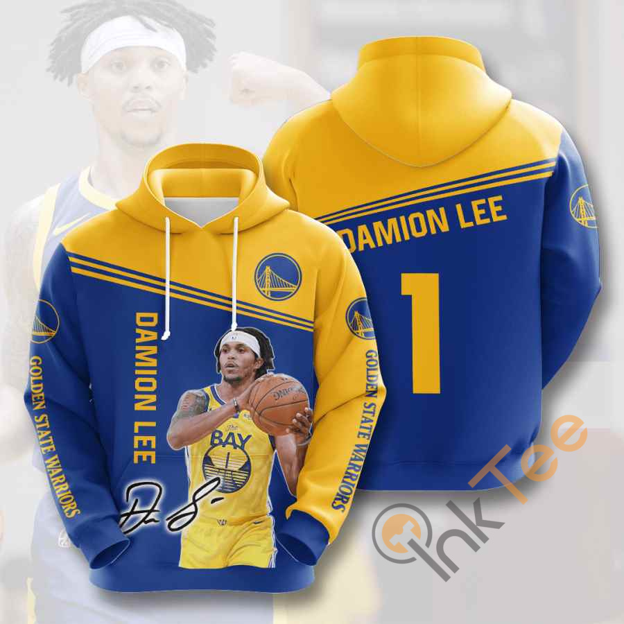Sports Basketball Nba Golden State Warriors Damion Lee Usa Hoodie 3D