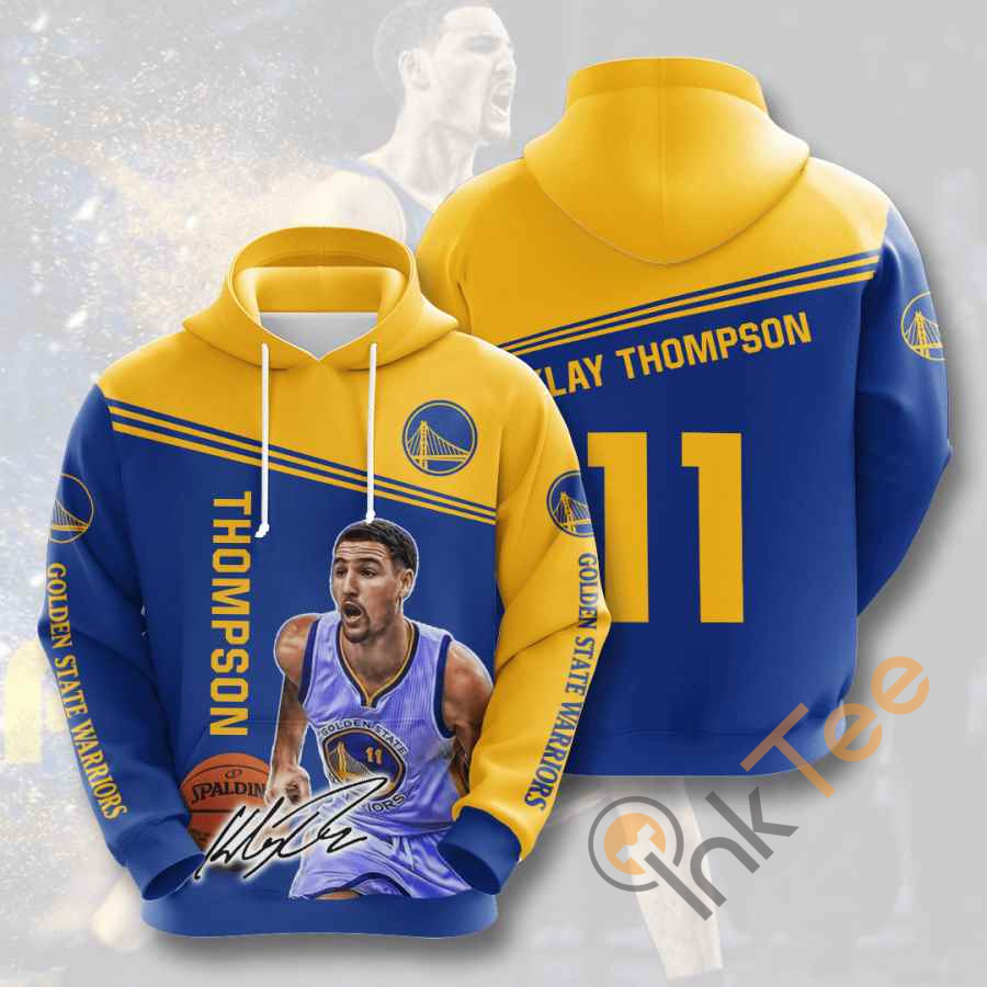 Sports Basketball Nba Golden State Warriors Klay Thompson Usa Hoodie 3D